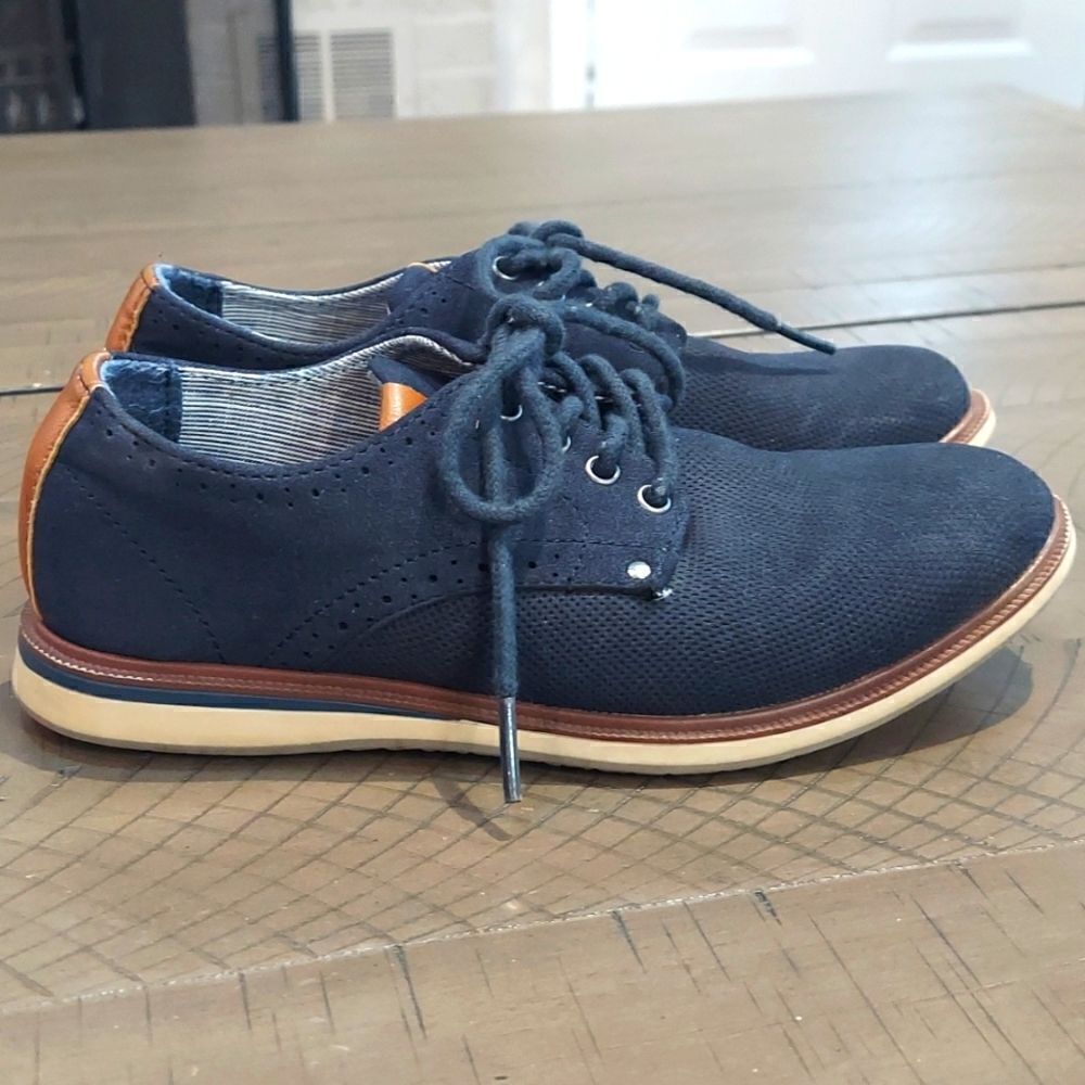 Harper Canyon Blue Dress Shoes Sz 1